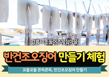 [소돌마을]반건조오징어 만들기 체험