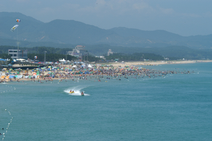주문진 해수욕장 축제