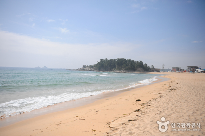 송지호 해수욕장