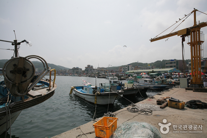 주전항. 정자항. 당사항