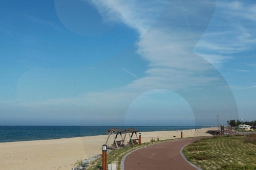 망상해변