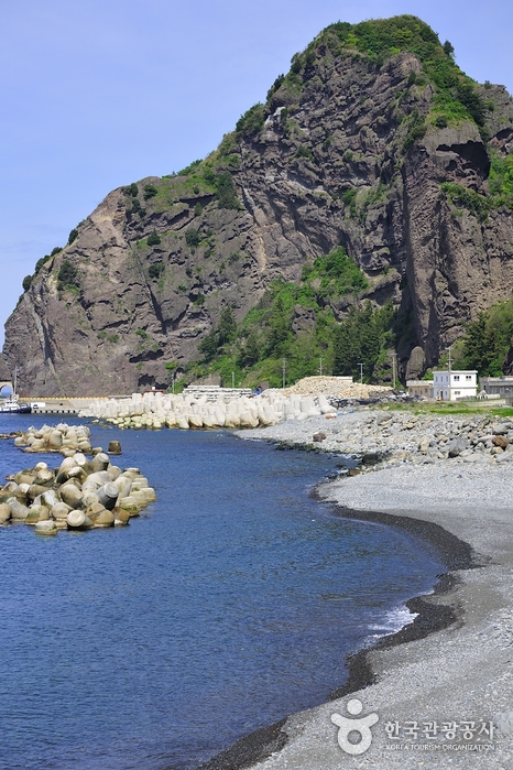통구미몽돌해변