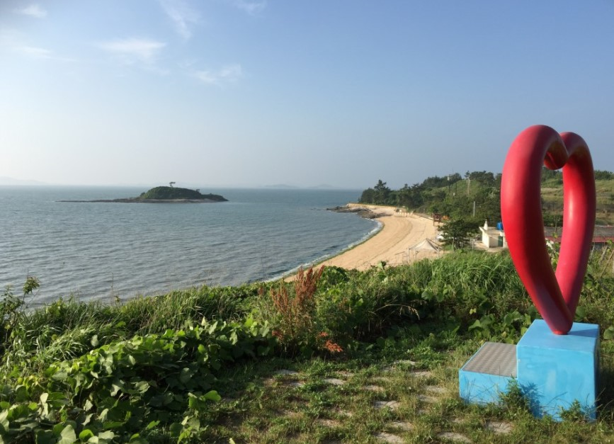 외달도 해수욕장